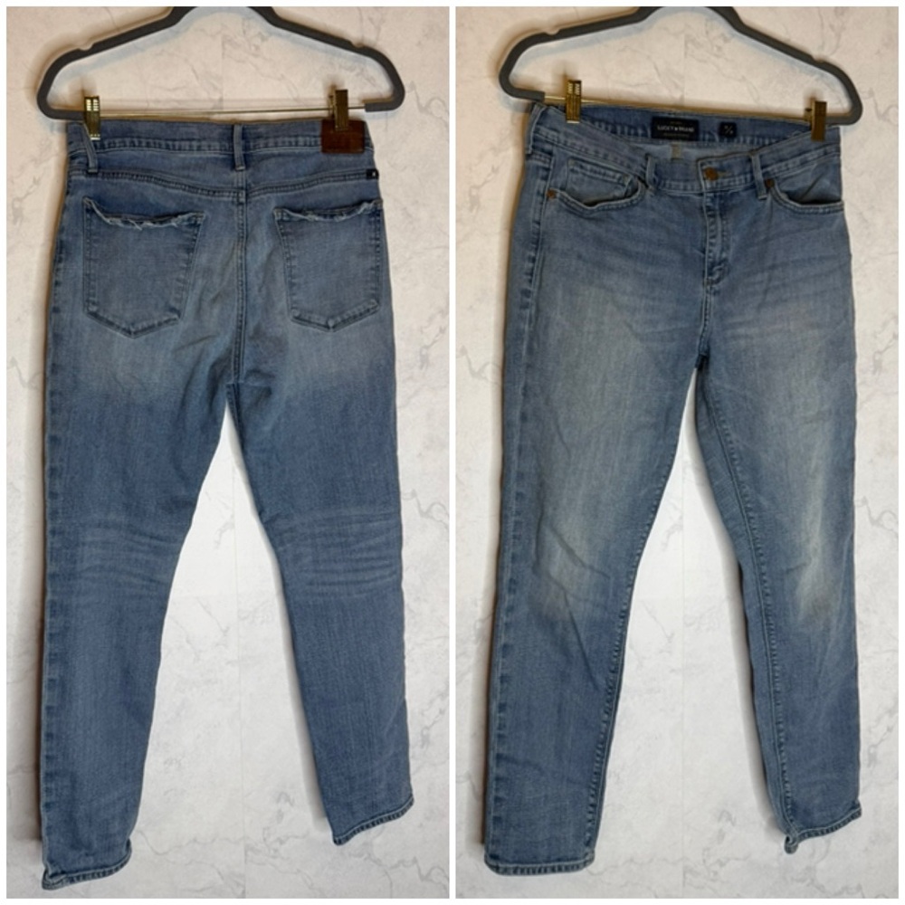 Lucky brand Brooke skinny ankle jeans size 12